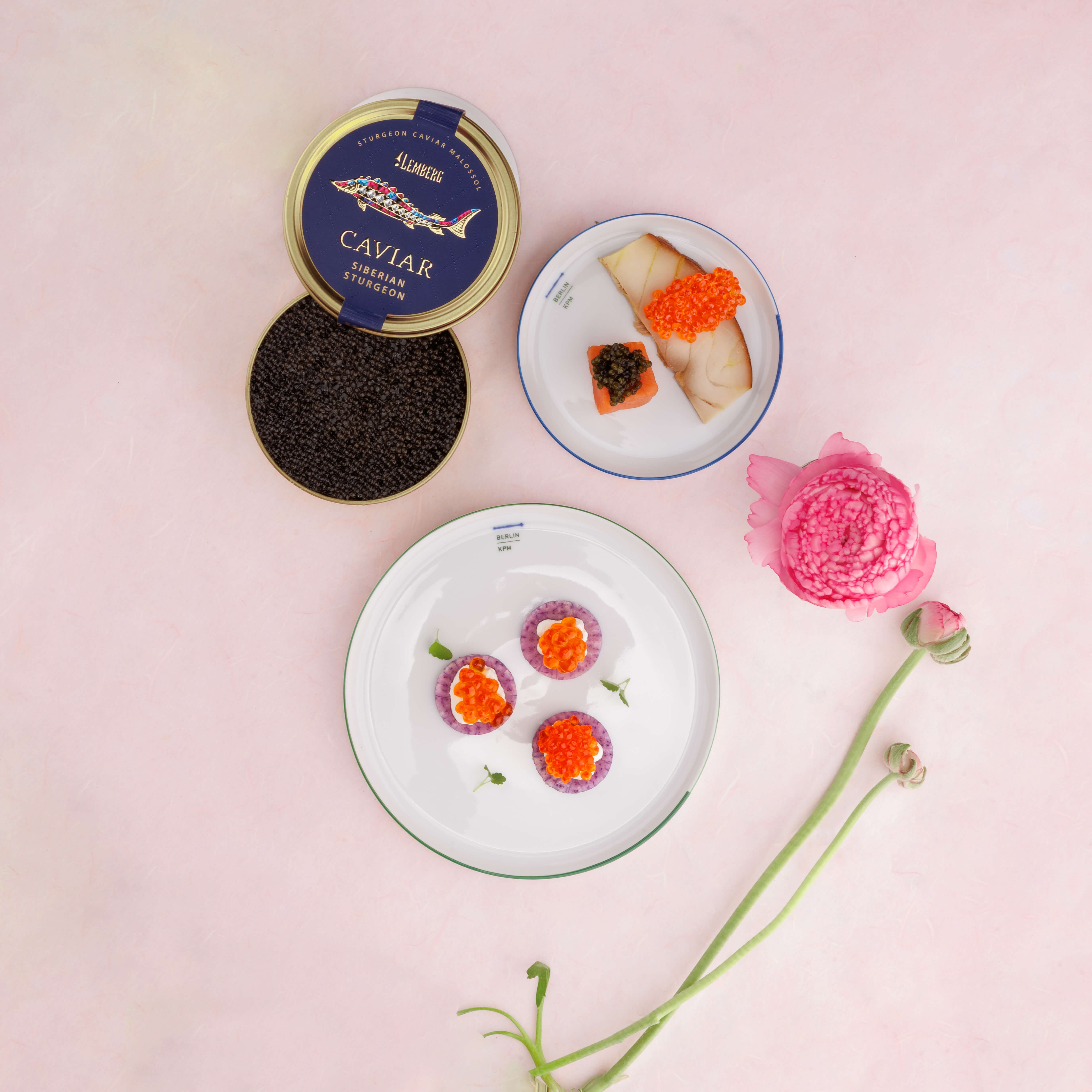 Caviar de esturión siberiano