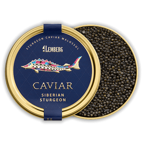 Caviar de esturión siberiano