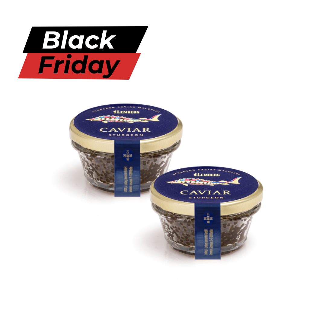 Caviar de Esturión Siberiano, 2 x 100g