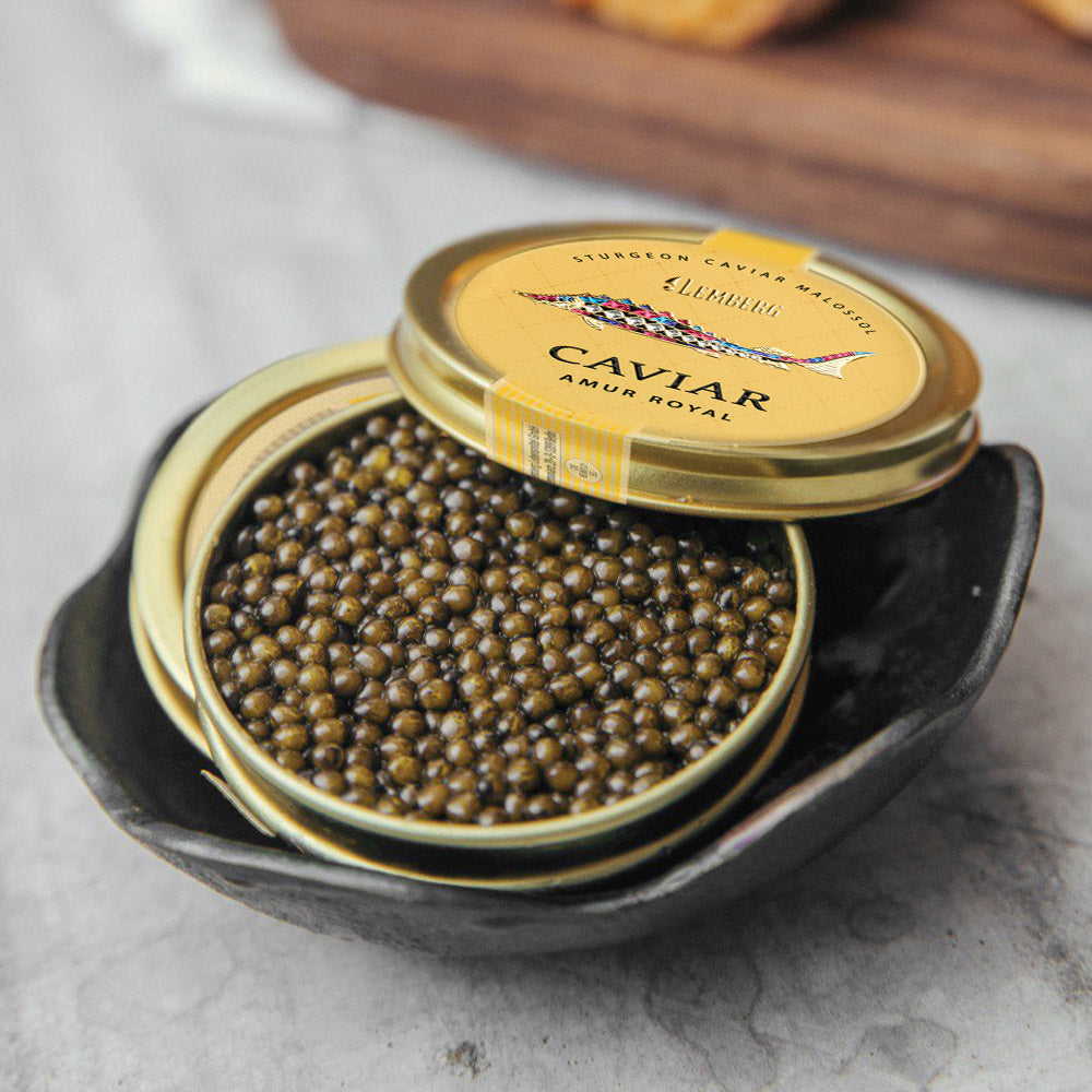Сaviar de esturión Amur Royal, 2 x 100g