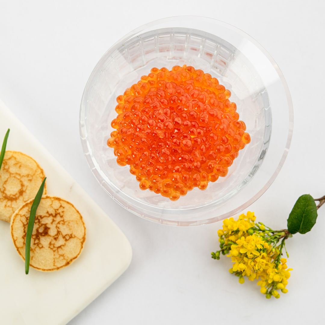 Caviar de salmón rosado ALASKA GOLD, 6 + 1 x 250g