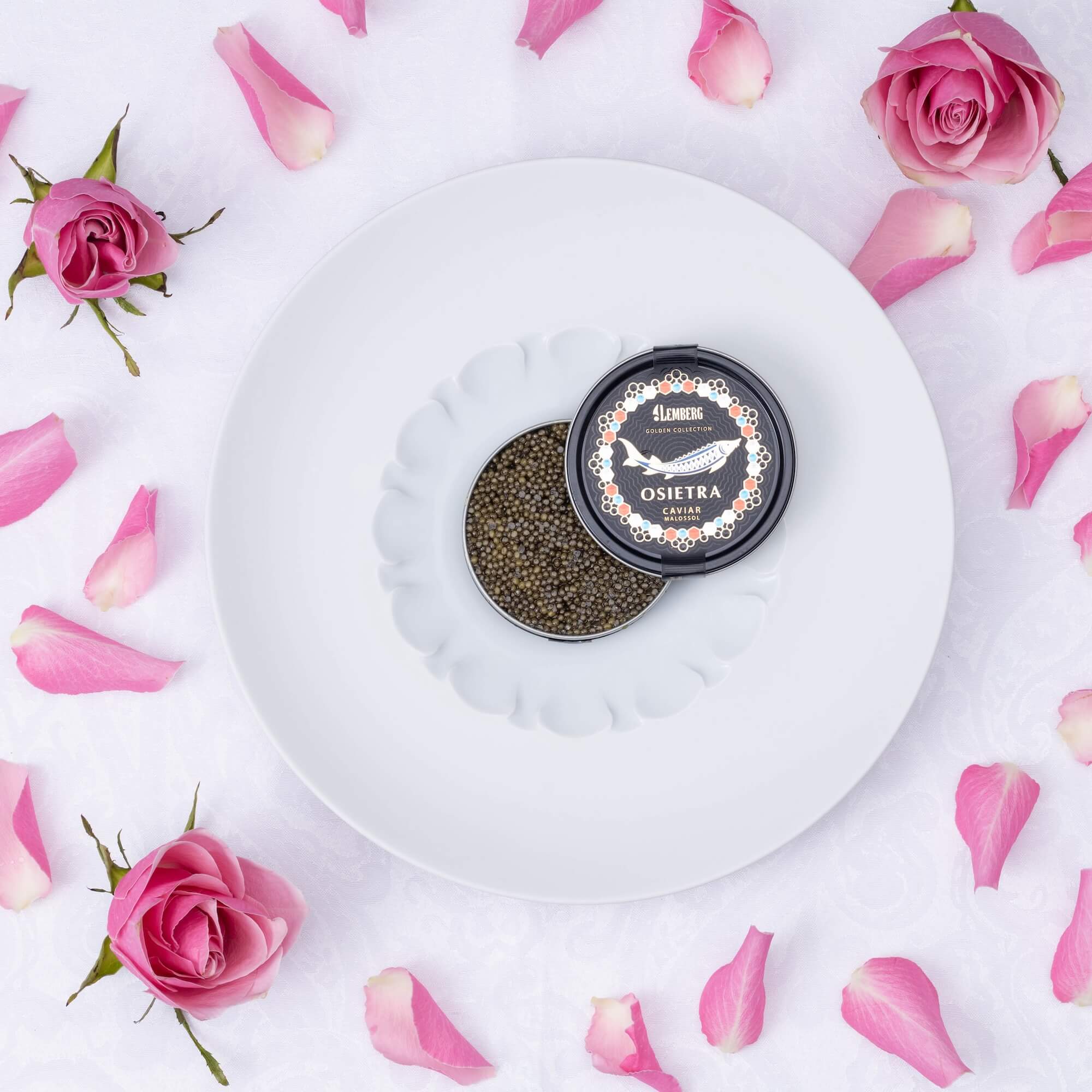 Caviar de esturión OSIETRA, 16 + 4 x 50g