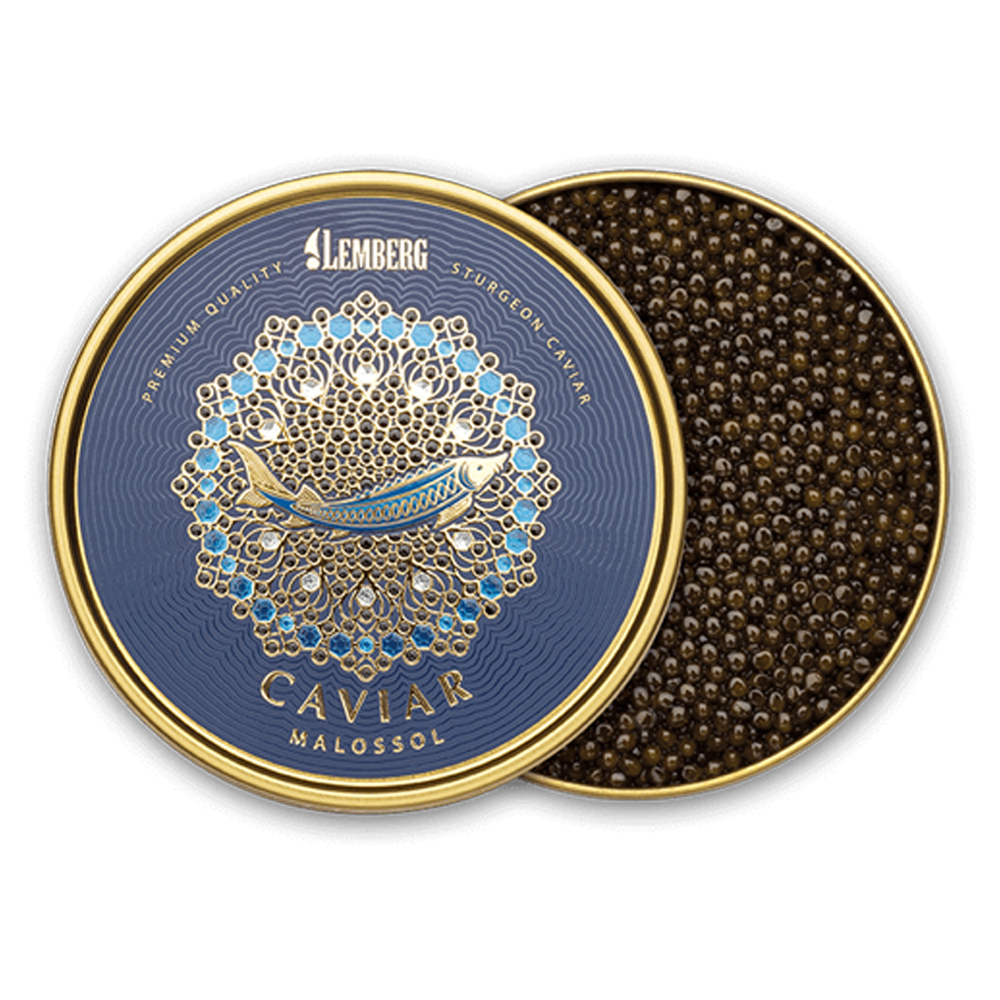 Caviar de esturión AMUR ROYAL, 500g