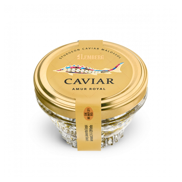 Caviar Amur Royal, sin conservantes, 50 g